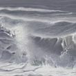 North Sea breaker   |  2014  |  oil on canvas  |  20 x 60 cm