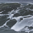 Grüne Welle I   |  2013   |  Öl auf Leinwand   |  21 x 21 cm