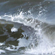 North Sea wave II   |  2013   |  oil on canvas   |  21 x 21 cm