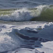 North Sea waves I   |   2020  |  oil on canvas   |  20 x 45 cm