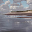 Am Nordseestrand I   |   2020  |  Öl auf Leinwand  |  15 x 70 cm