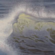 Nordseewelle III   |   2020  |  Öl auf Leinwand  |  20 x 45 cm