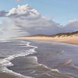 At the North Sea beach I   |   2018  |  oil on canvas  |  20 x 40 cm