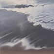 Nordsee im Gegenlicht I   |   2018  |  Öl auf Leinwand  |  40 x 40 cm