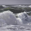 North Sea breakers   |   2015 |  oil on canvas  |  20 x 100 cm